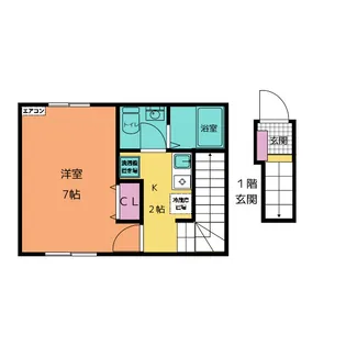 プライムコート久里浜【2階】の間取り