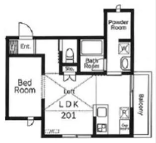 ミルトスハイム【2階】の間取り