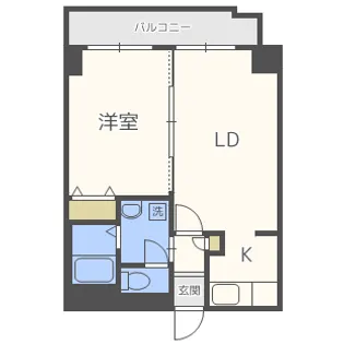 シャトーブラン19【3階】の間取り