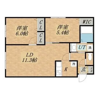 Reve413 レーヴ413【3階】の間取り