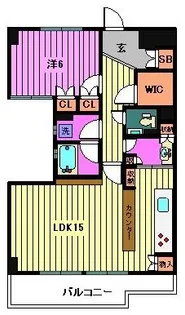 レジェンド東日暮里ウエスト【6階】の間取り