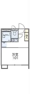 レオパレスエスペランサ【2階】の間取り