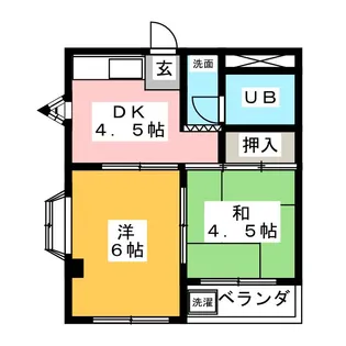 メゾン鈴木II【1階】の間取り