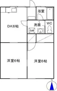 スカイハイツToda【1階】の間取り