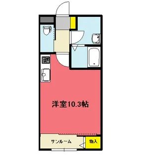 クレールIX【1階】の間取り