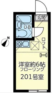 ユナイト鴨居ゴーギャンの夢【1階】の間取り