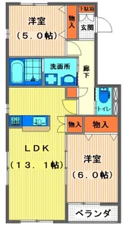 メゾン・アネシス【3階】の間取り