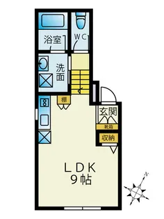 プラン井土ヶ谷【1階】の間取り