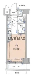 ヴェルト亀戸II【4階】の間取り