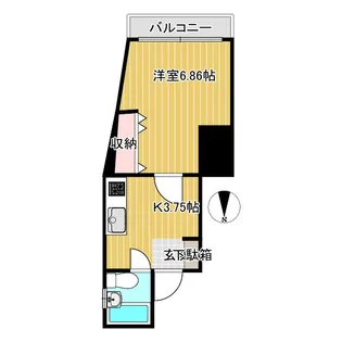 プチハウス【2階】の間取り