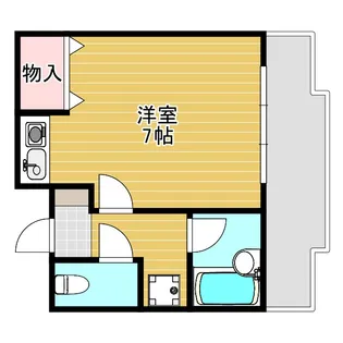 西田ハイツパートII【2階】の間取り