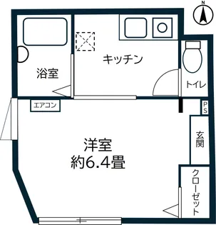 ミッション・ビエホ【2階】の間取り