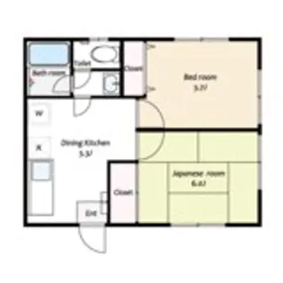 ピュアハイム【1階】の間取り