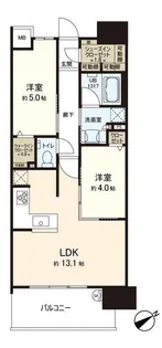 ザ・広島フロント【8階】の間取り