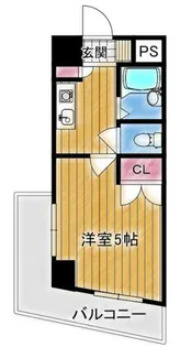 KMマンション北方【6階】の間取り