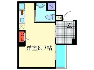 アスティナ弁天町【10階】の間取り