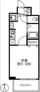 スワンズ京都西陣【6階】の間取り
