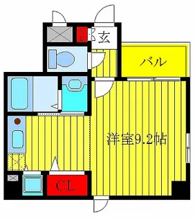 メイリック・パーク【6階】の間取り