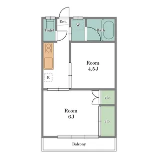 ホームリー塩沢【1階】の間取り