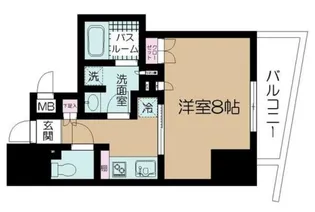 パレステージ上野【3階】の間取り