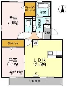 ピーノ【1階】の間取り