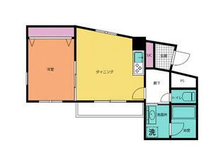 プリザーヴ中村橋II【4階】の間取り