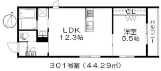 プリムヴェール【3階】の間取り