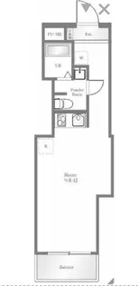 パシフィックパレス池の端【6階】の間取り