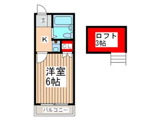サンビレッジ3【1階】の間取り