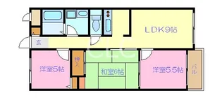ロイヤルステージ王子神谷【3階】の間取り