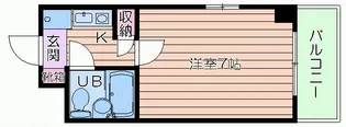 兎我野町聚楽マンション【3階】の間取り