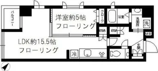 シトラス東日本橋【5階】の間取り