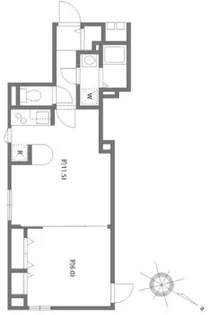 エルファーロ目黒I【4階】の間取り