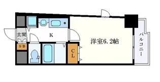 プレサンス桜通アベニュー【7階】の間取り