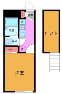 CraneII【1階】の間取り