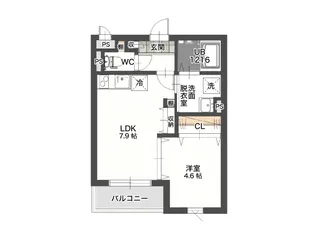 STATE OF THE ART伊那【4階】の間取り