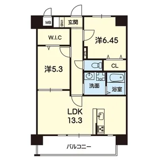 ESTASIA世安SECOND【11階】の間取り