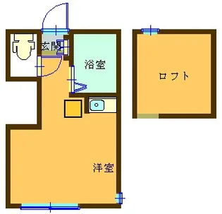 ユナイト小田メイボールの杜【2階】の間取り