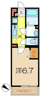 リブリ・ヒルトップ スクエア【2階】の間取り