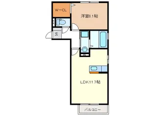 MaisonDeChance【2階】の間取り