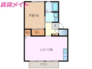 コリーナエスペランサ B棟【2階】の間取り