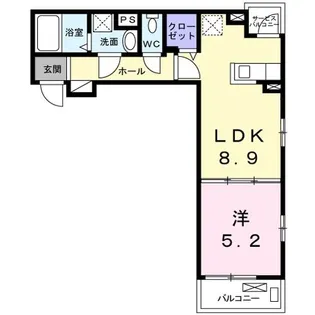 シエリア III【3階】の間取り