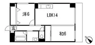 YASUDA BLD7【1階】の間取り