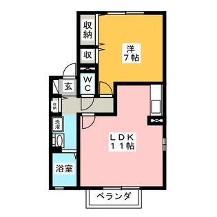 福寿荘【2階】の間取り