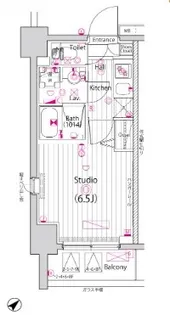 ガーラ・シティ横浜反町【9階】の間取り