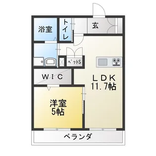 al sole【2階】の間取り