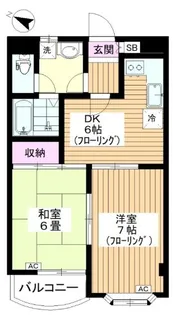 エスプワールたなか【3階】の間取り