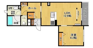 プルミエール中町【2階】の間取り