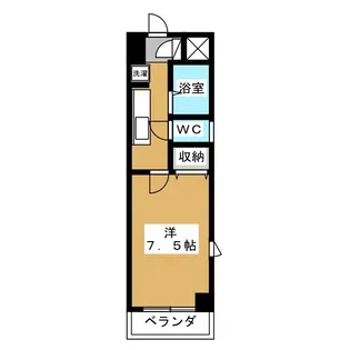 サウスサイド【2階】の間取り