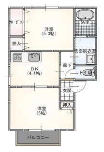 CorpoEpoch【2階】の間取り